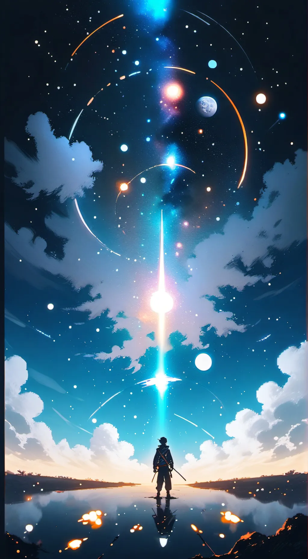 ai character: Dw love you background