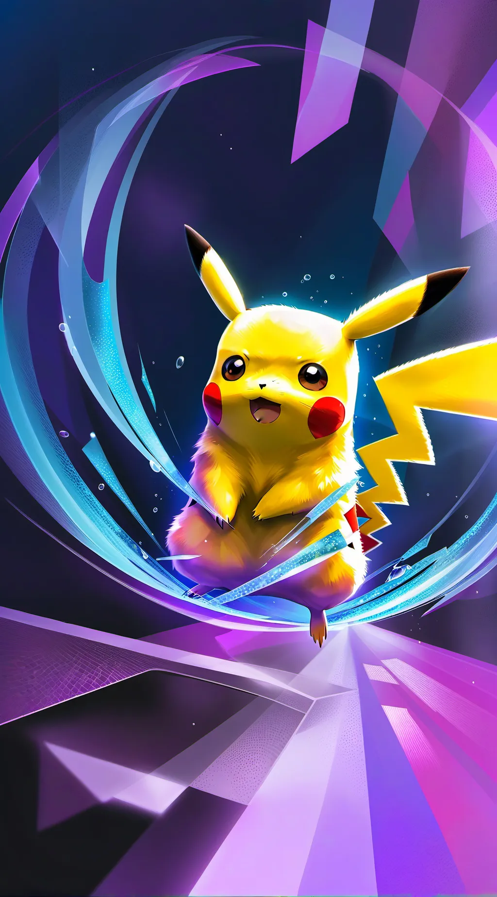 ai character: Pikachu background