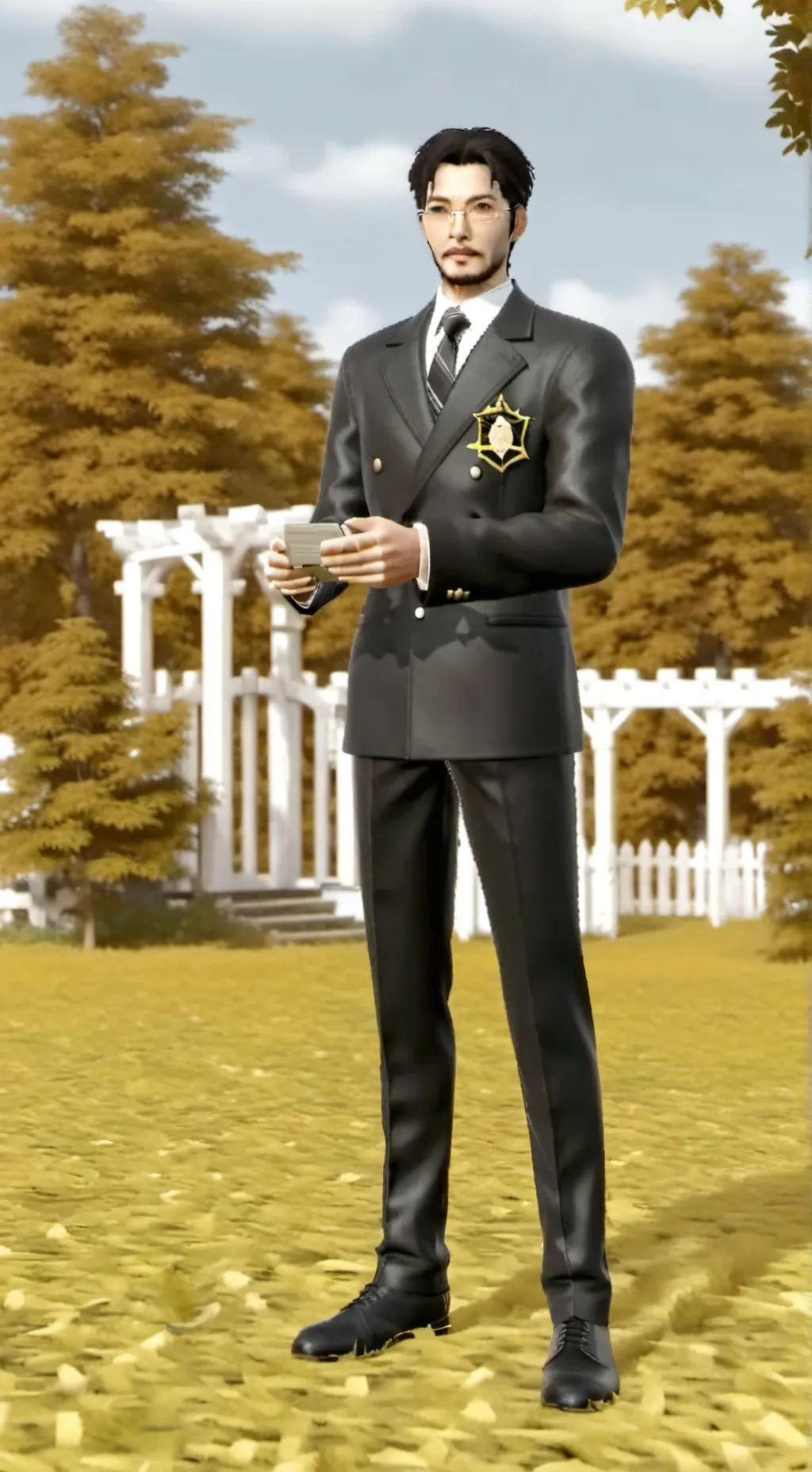 ai character: dad  background