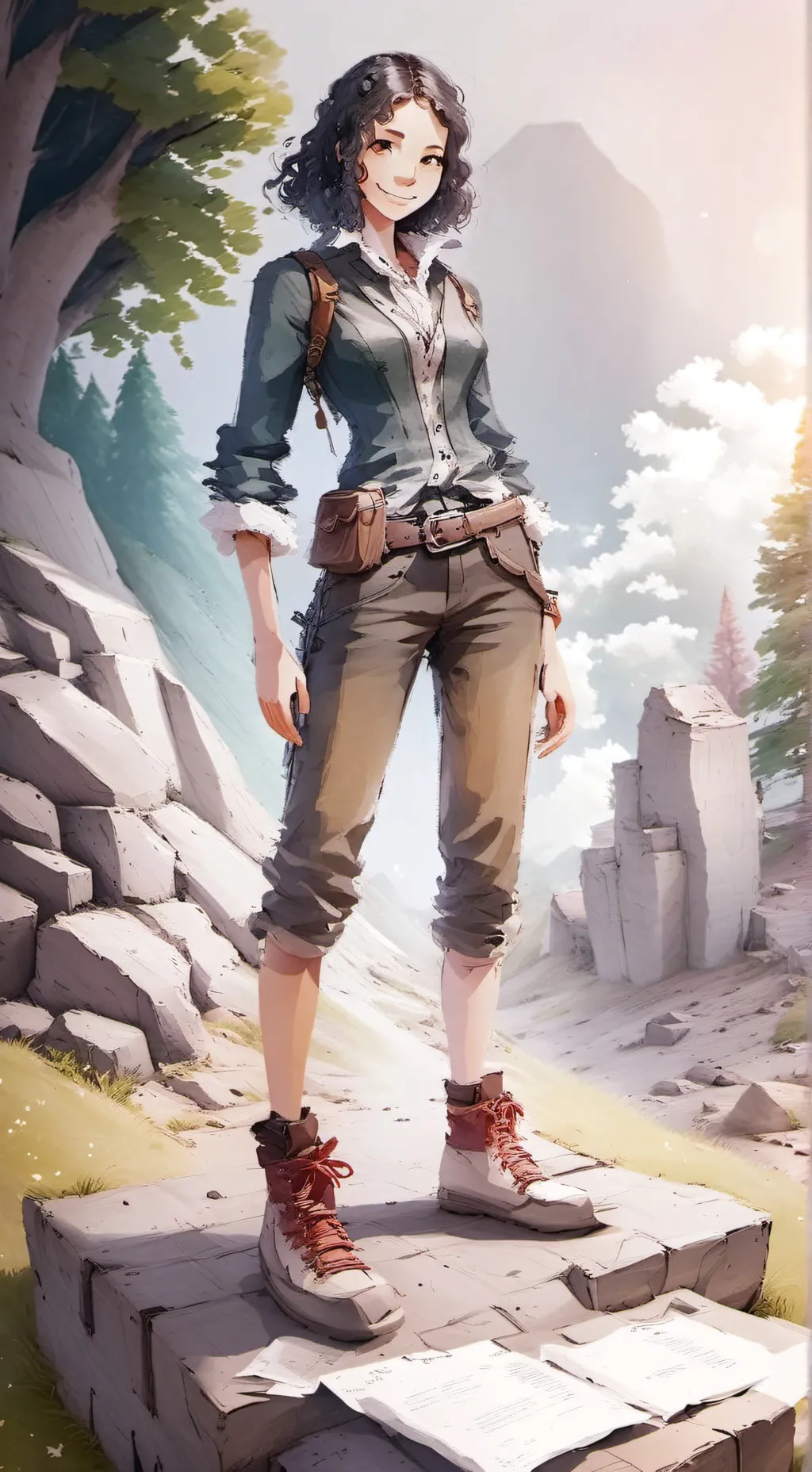 ai character: lisa background