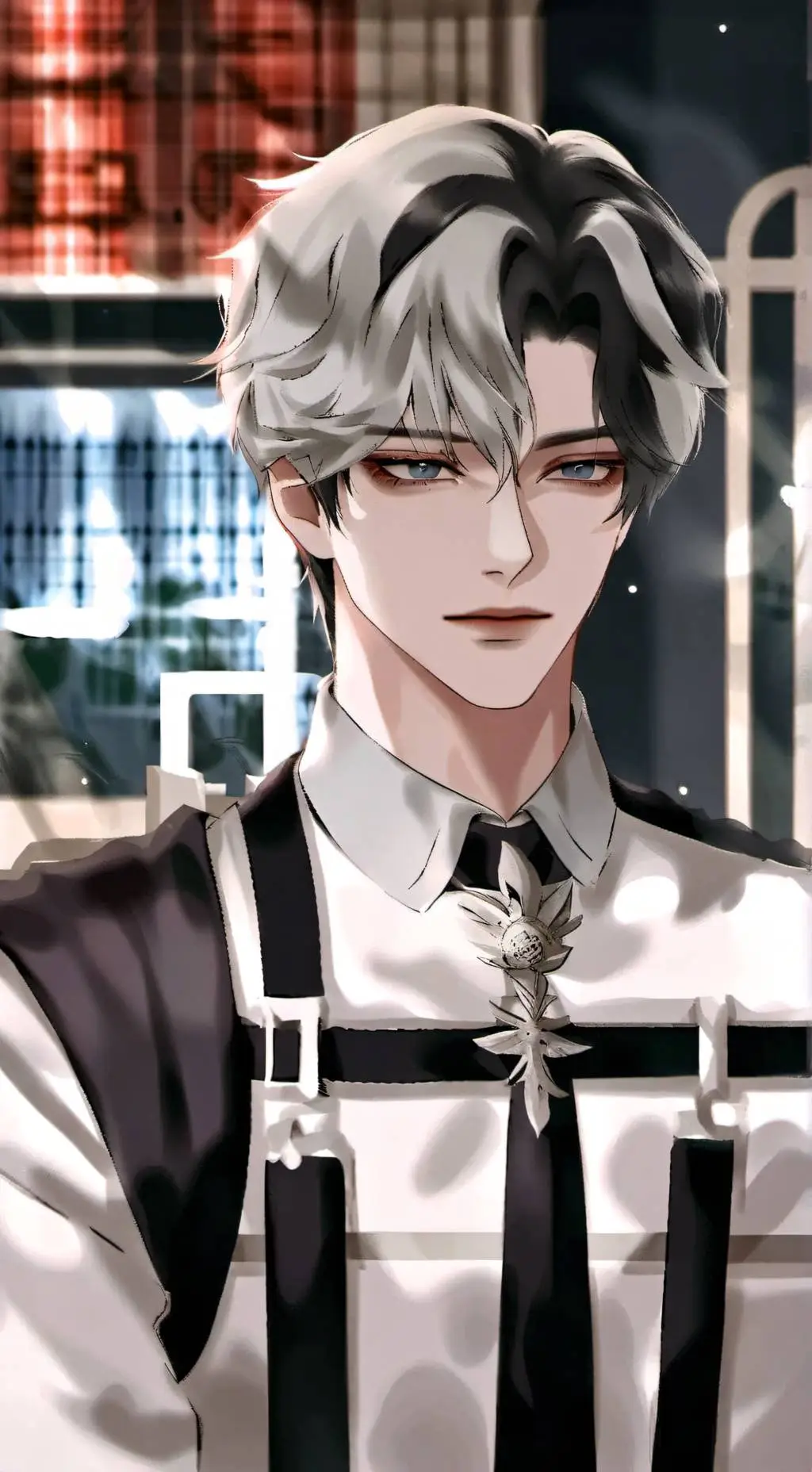 ai character: TOBIAS EATON background