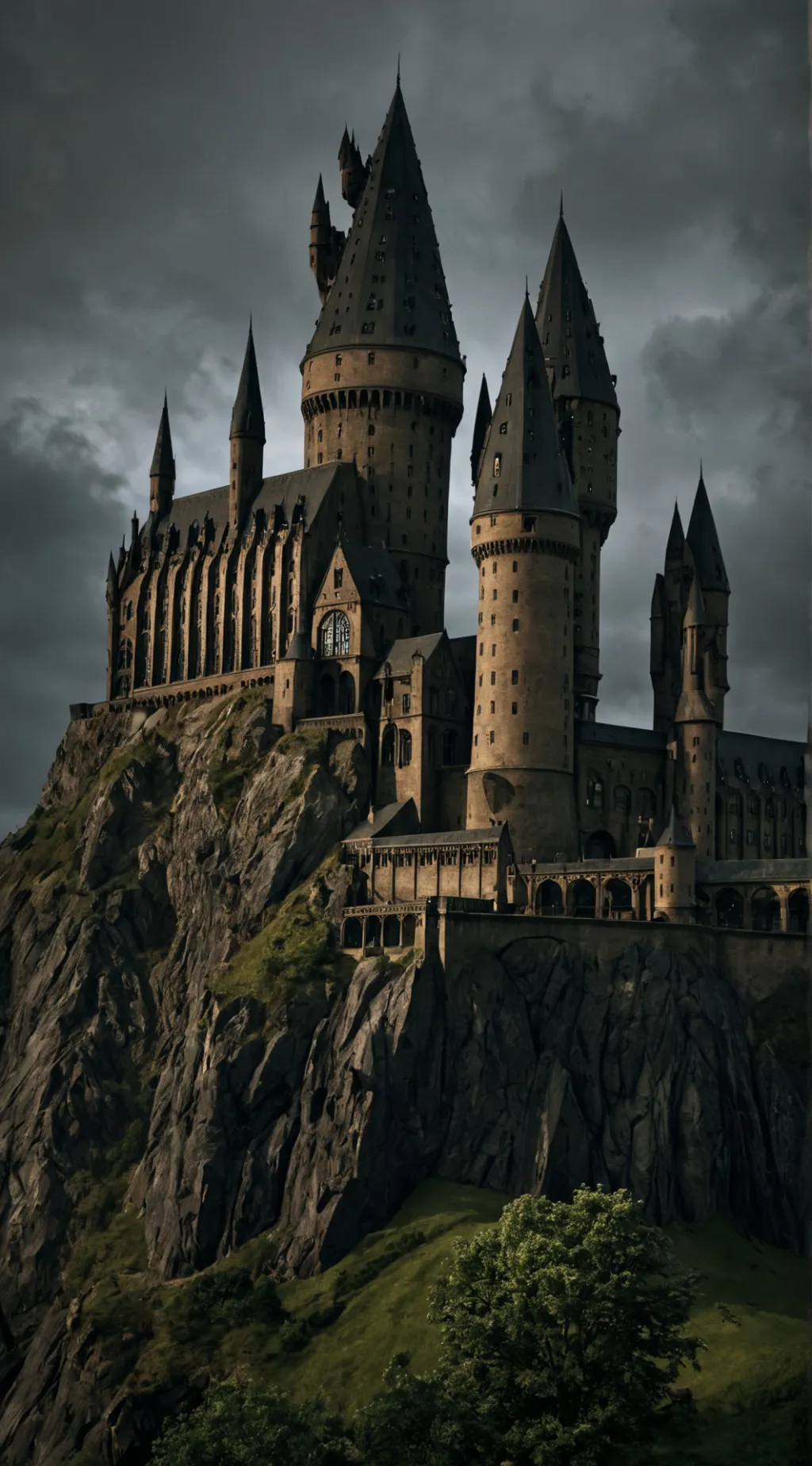 ai character: Hogwarts background