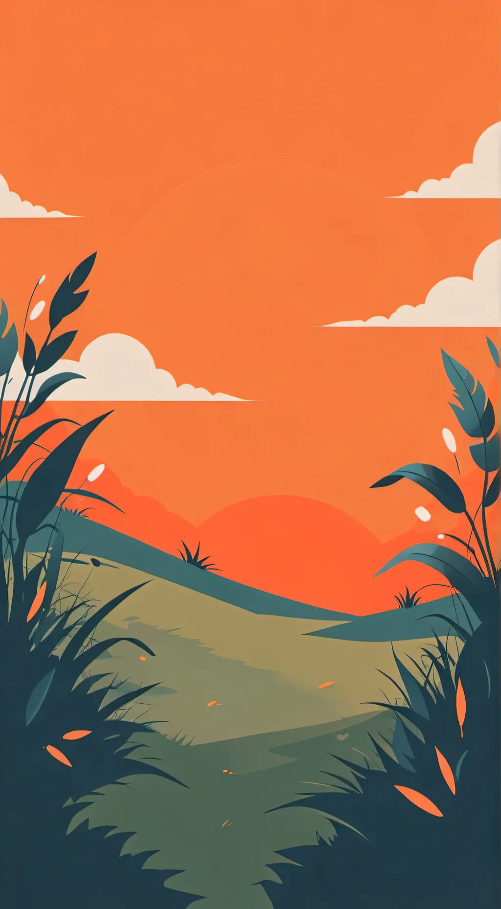 ai character: grass(kind) background