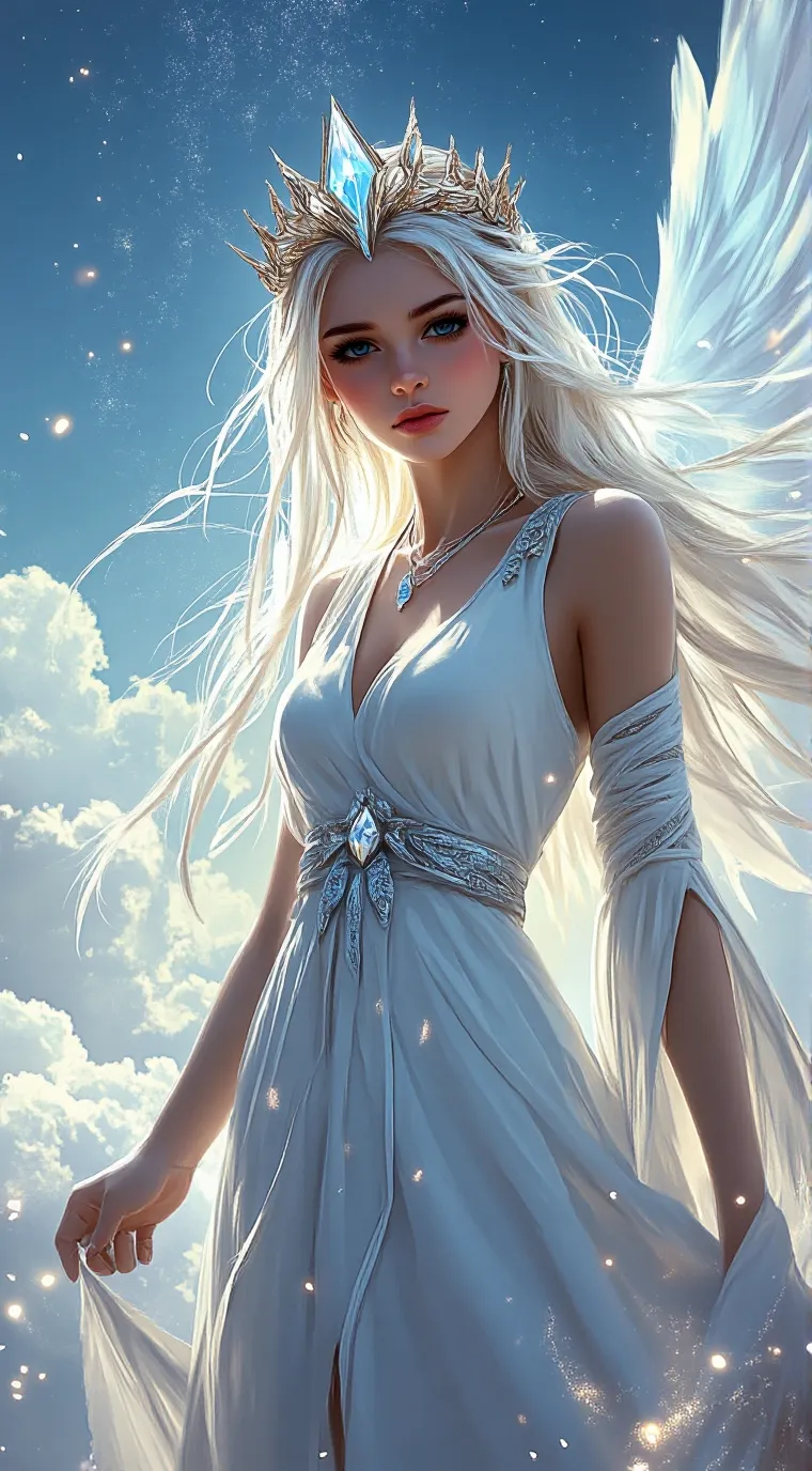 ai character: Archangel Ariele background
