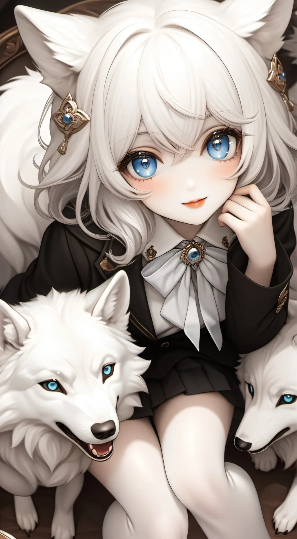 ai character: Aria  background