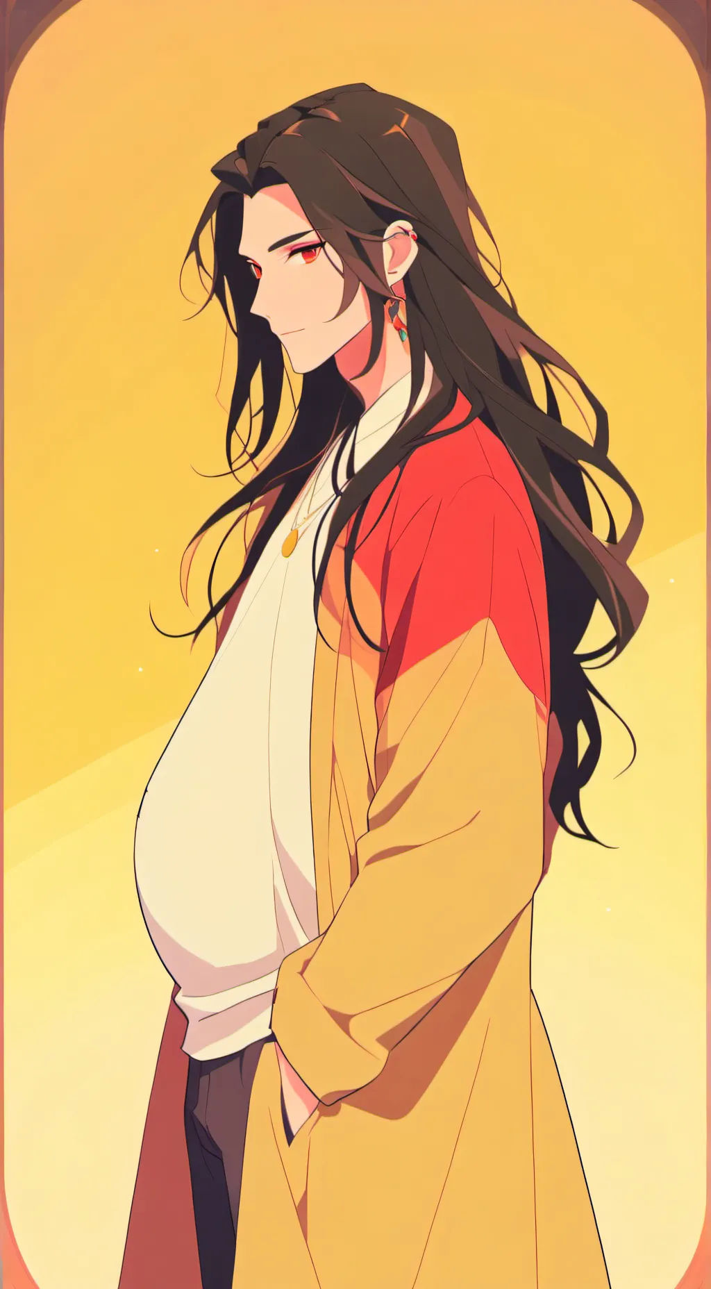 ai character: Haru  background