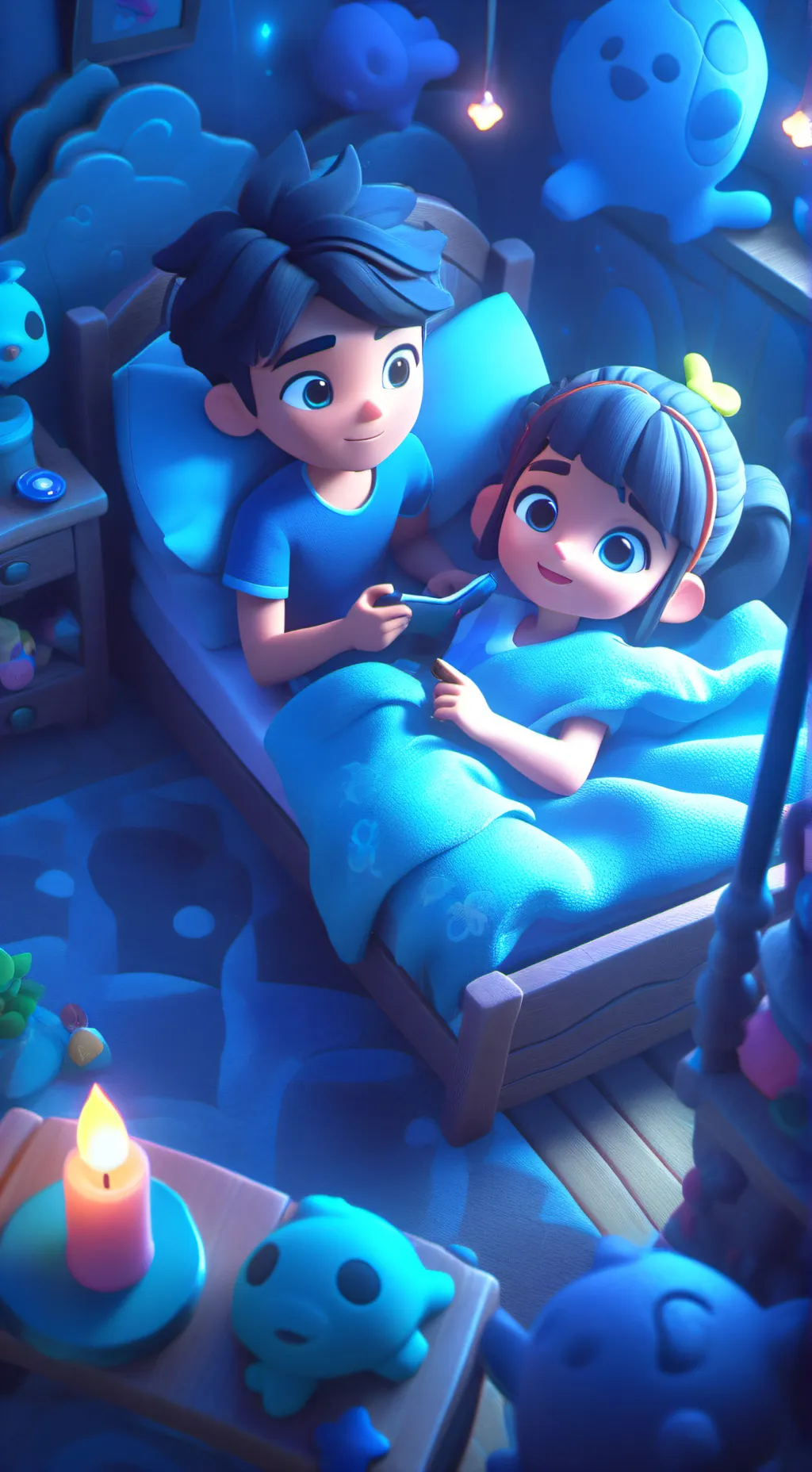 ai character: CH Sleepover 2 background