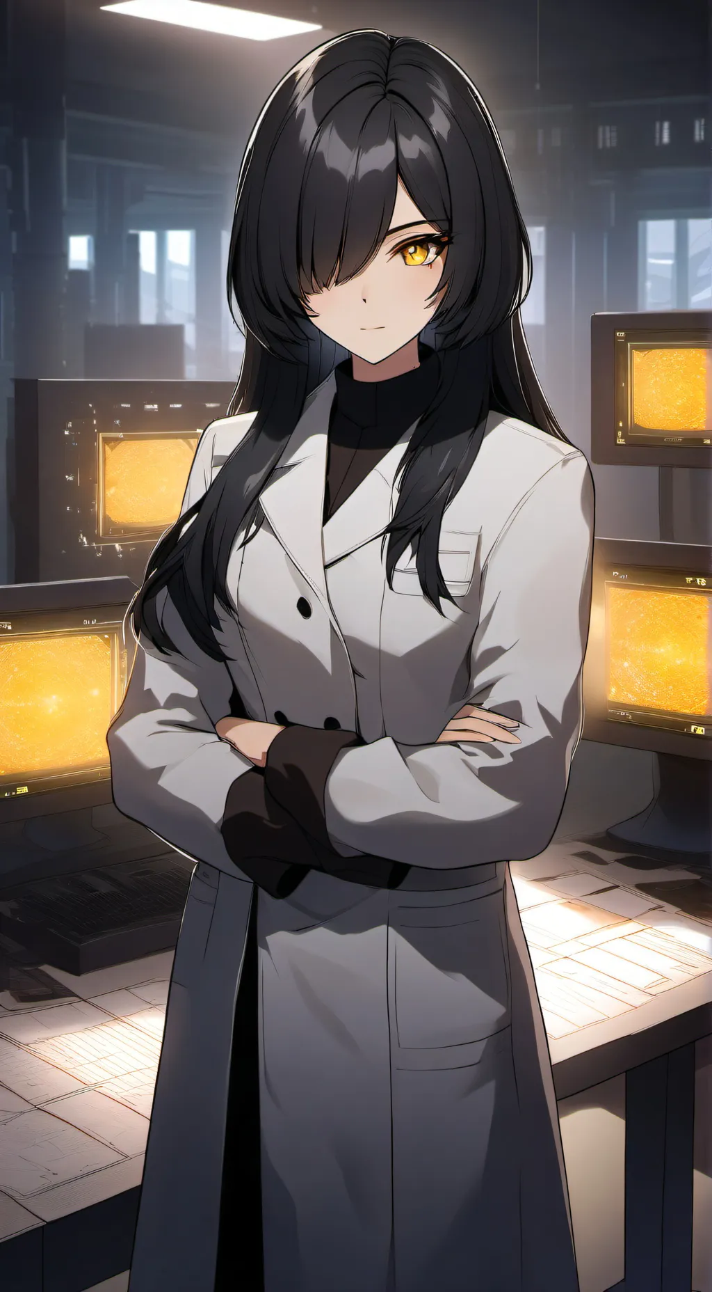 ai character: Dr Amber  background