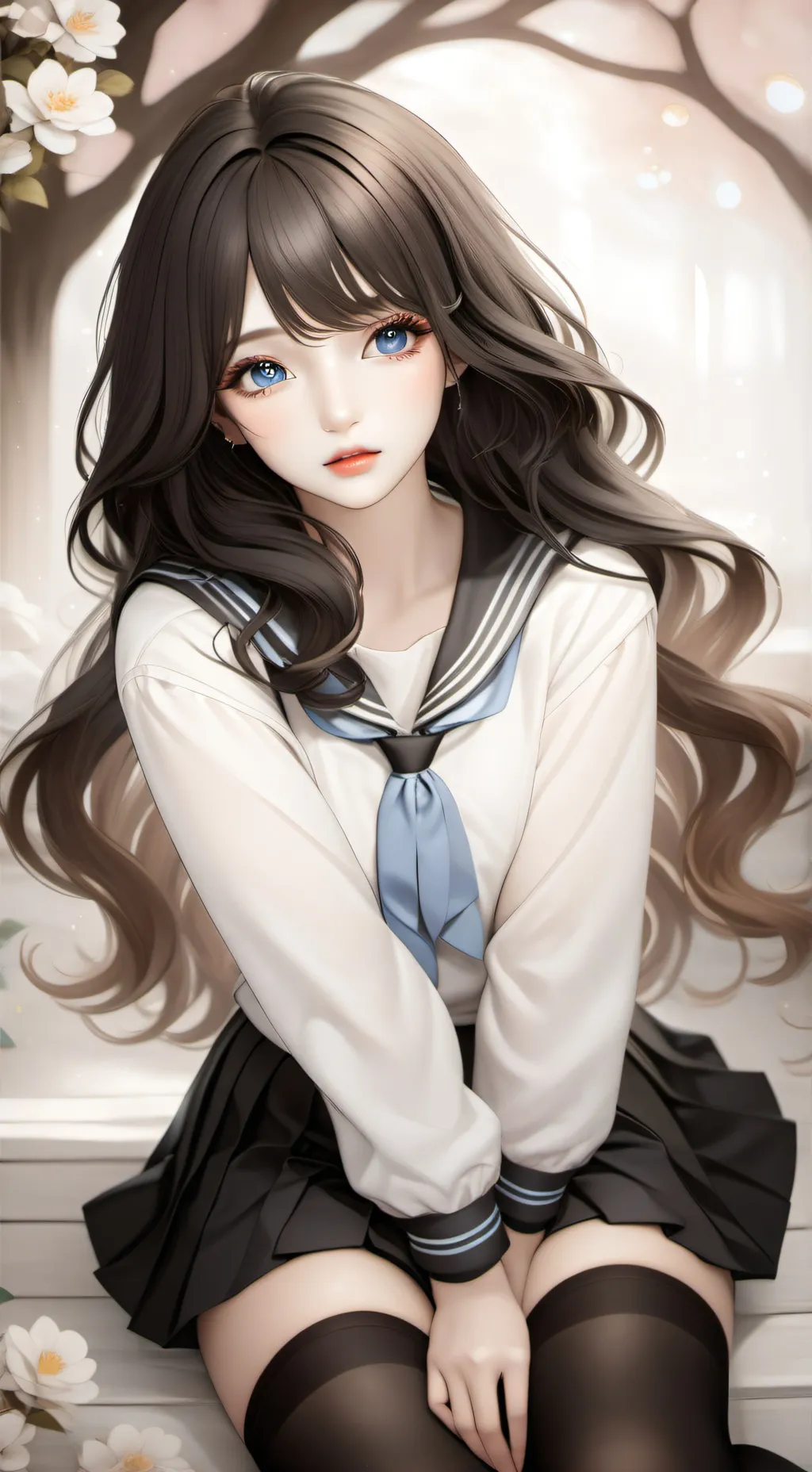 ai character: Mercedes background