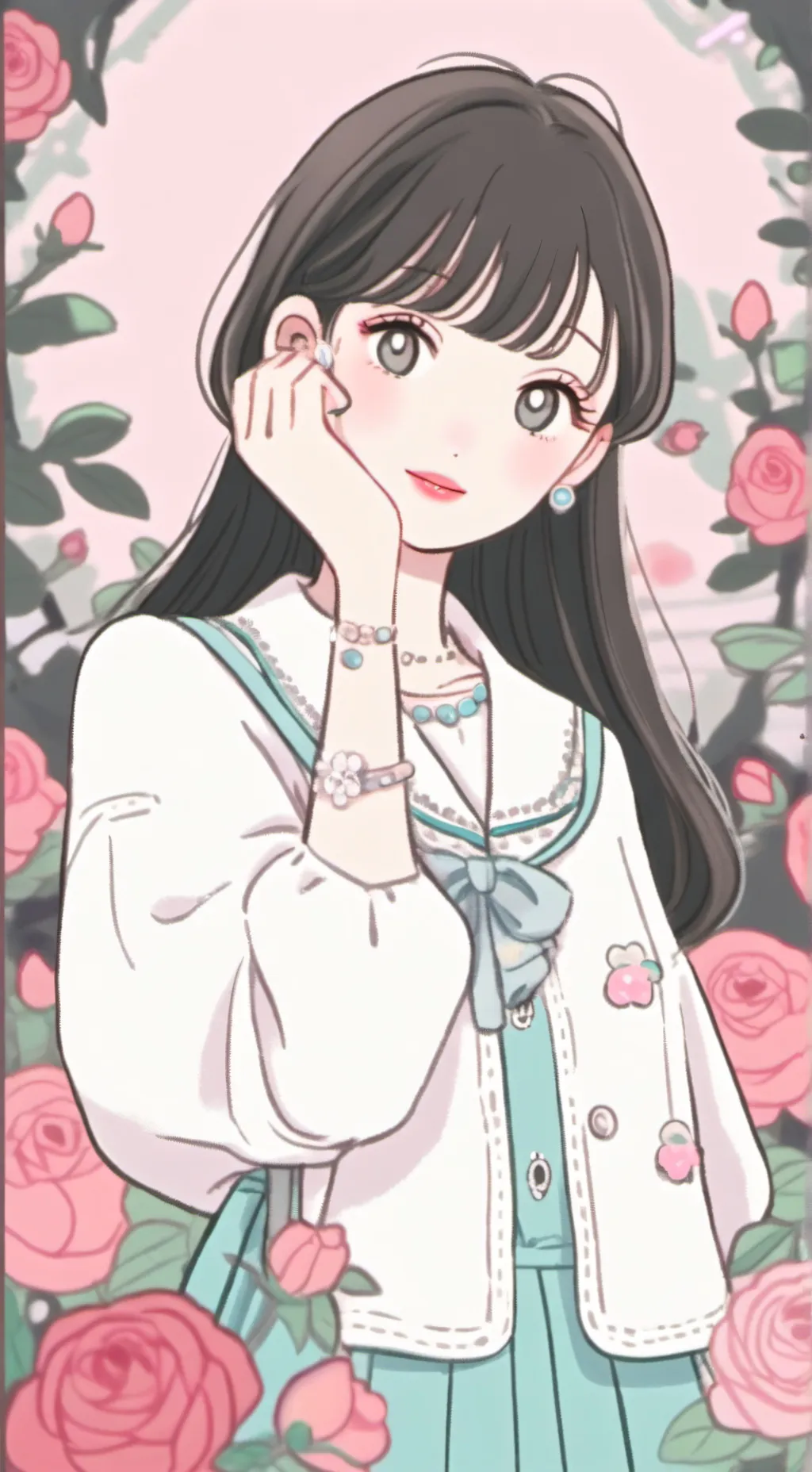 ai character: Kayla 🌸 background