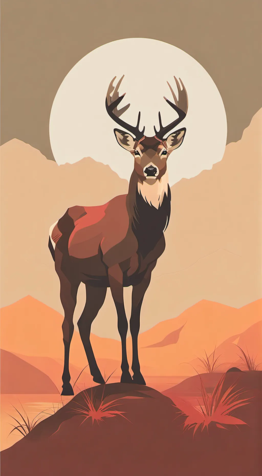 ai character: Smiling background