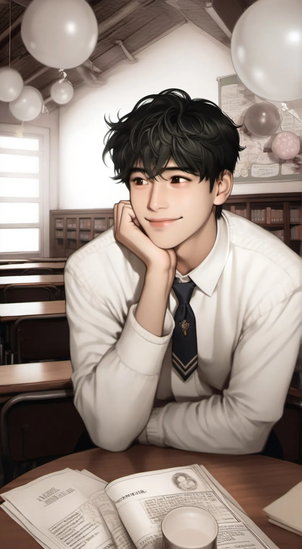 ai character: Kiefer  background