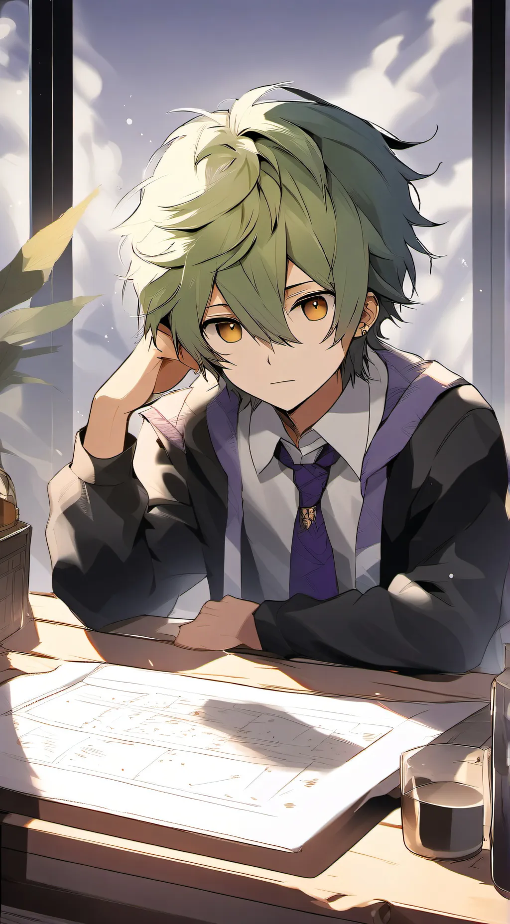 ai character: MHA GROUP background