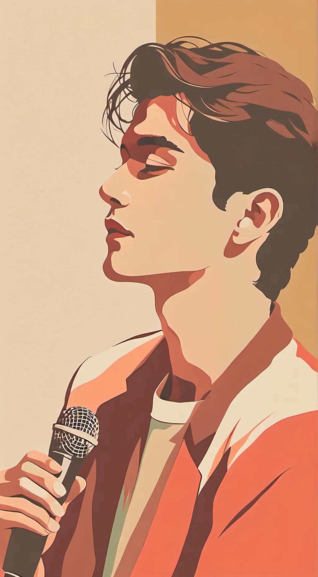 ai character: cantante background