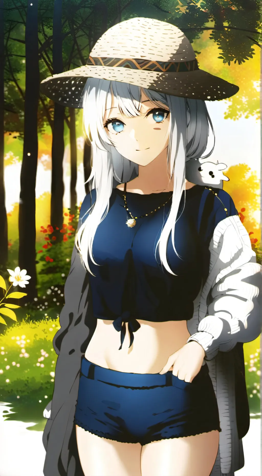 ai character: Luna background