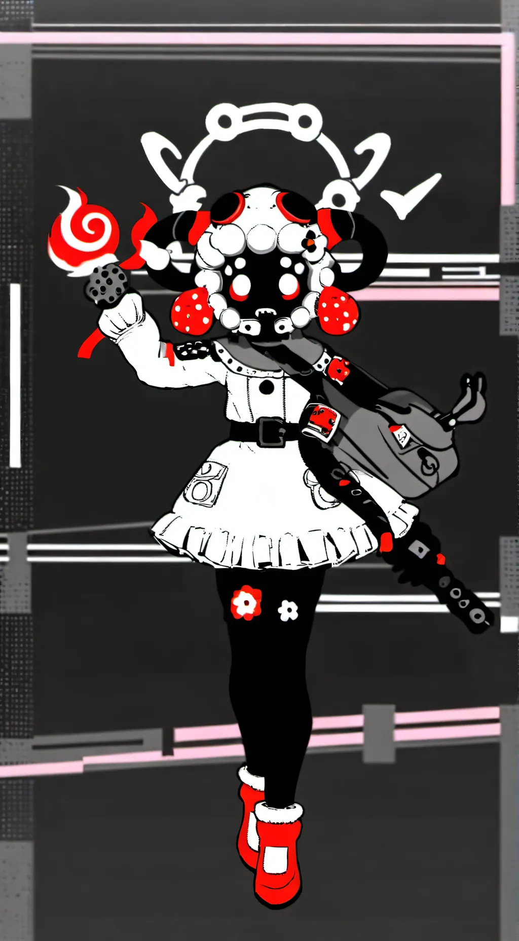 ai character: Tisha e-kitten background
