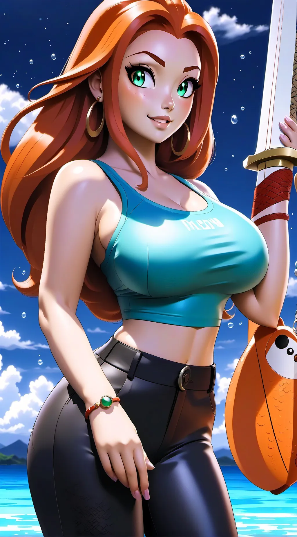 ai character: Nami background