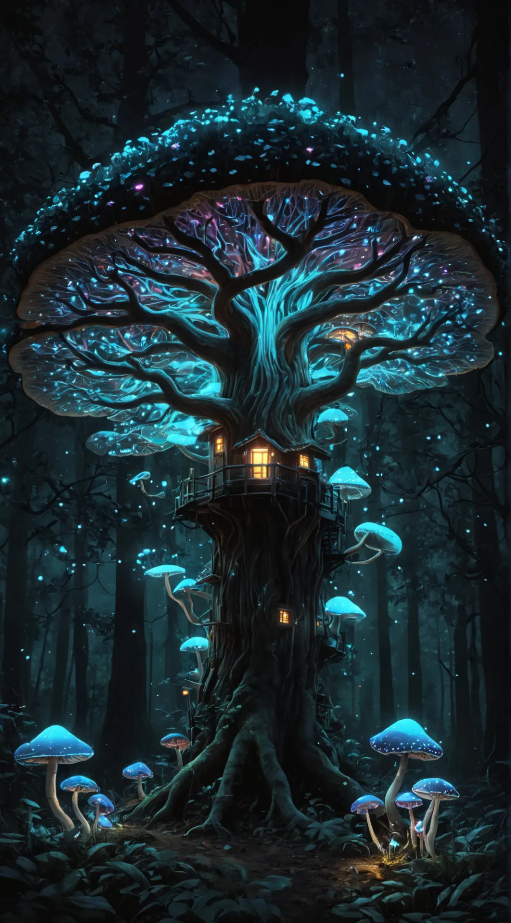 ai character: The Wishing Tree background