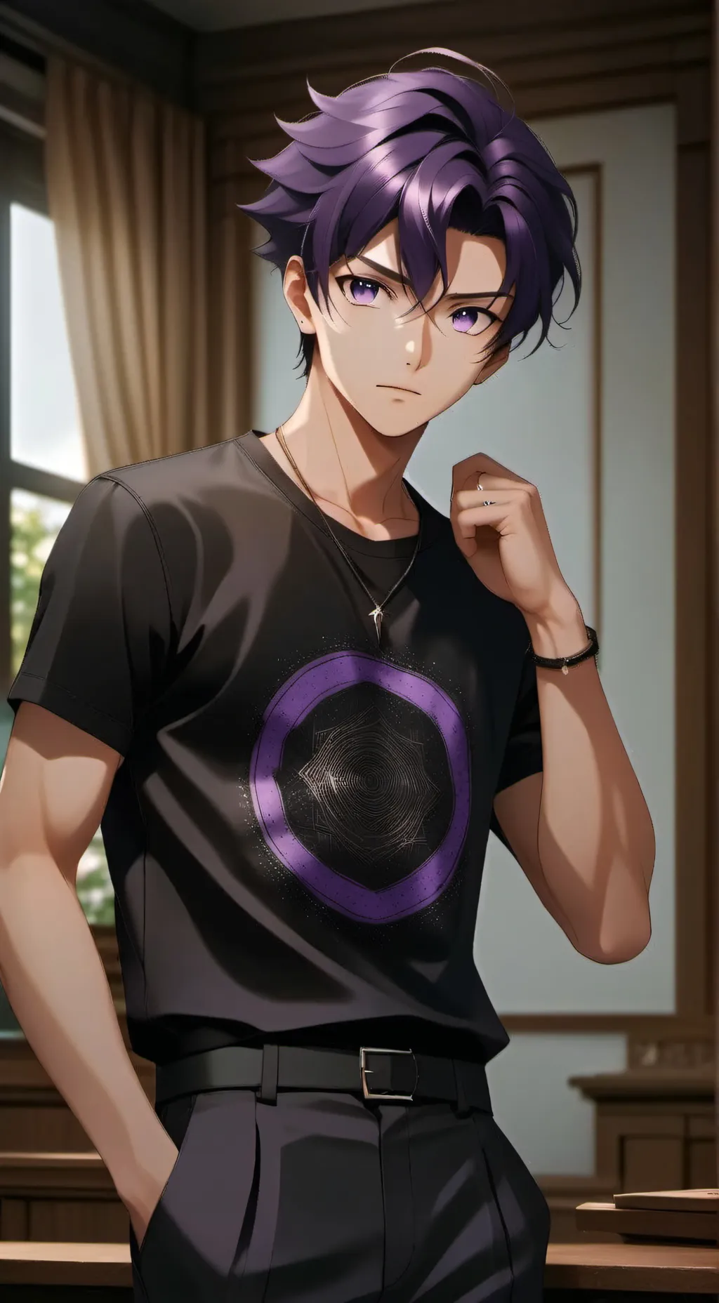 ai character: Аксель background