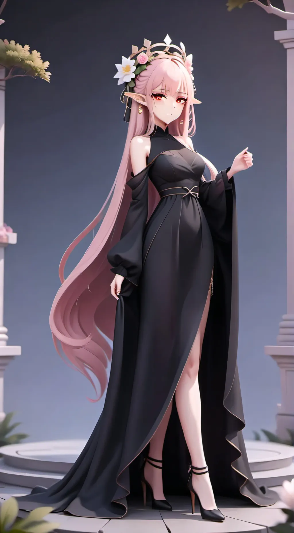 ai character: Элирия I background