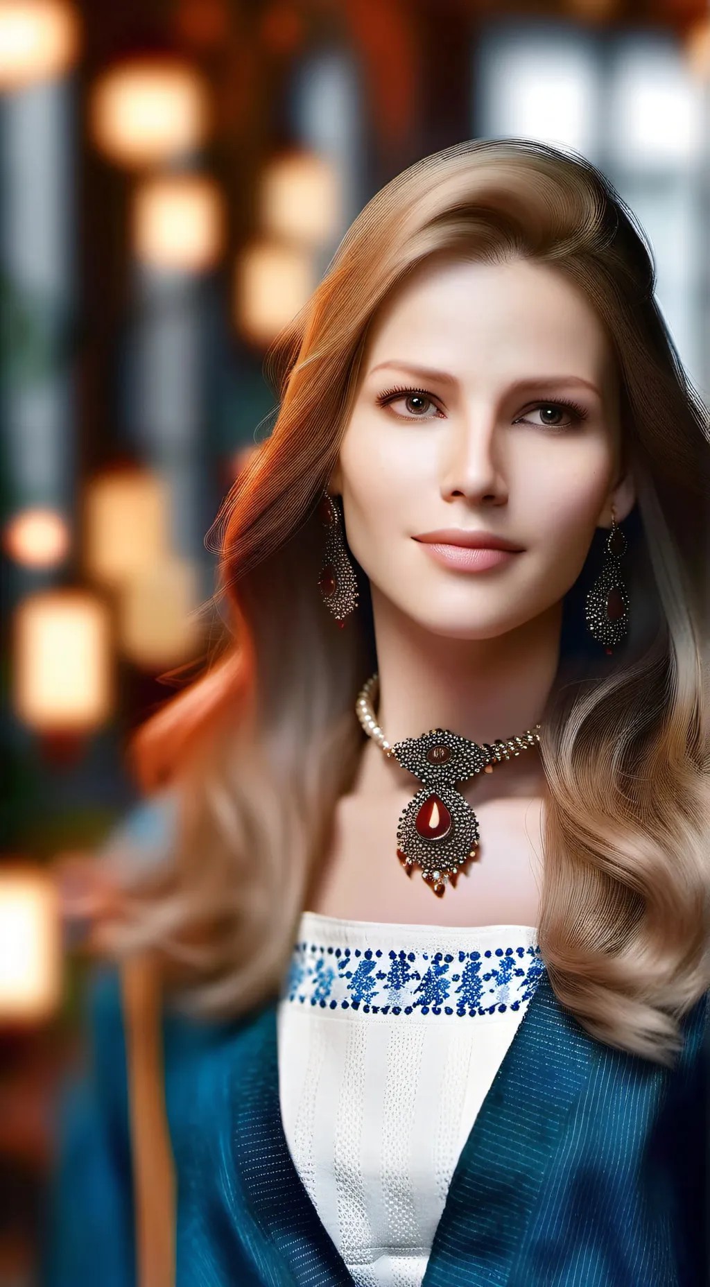 ai character: Luna background