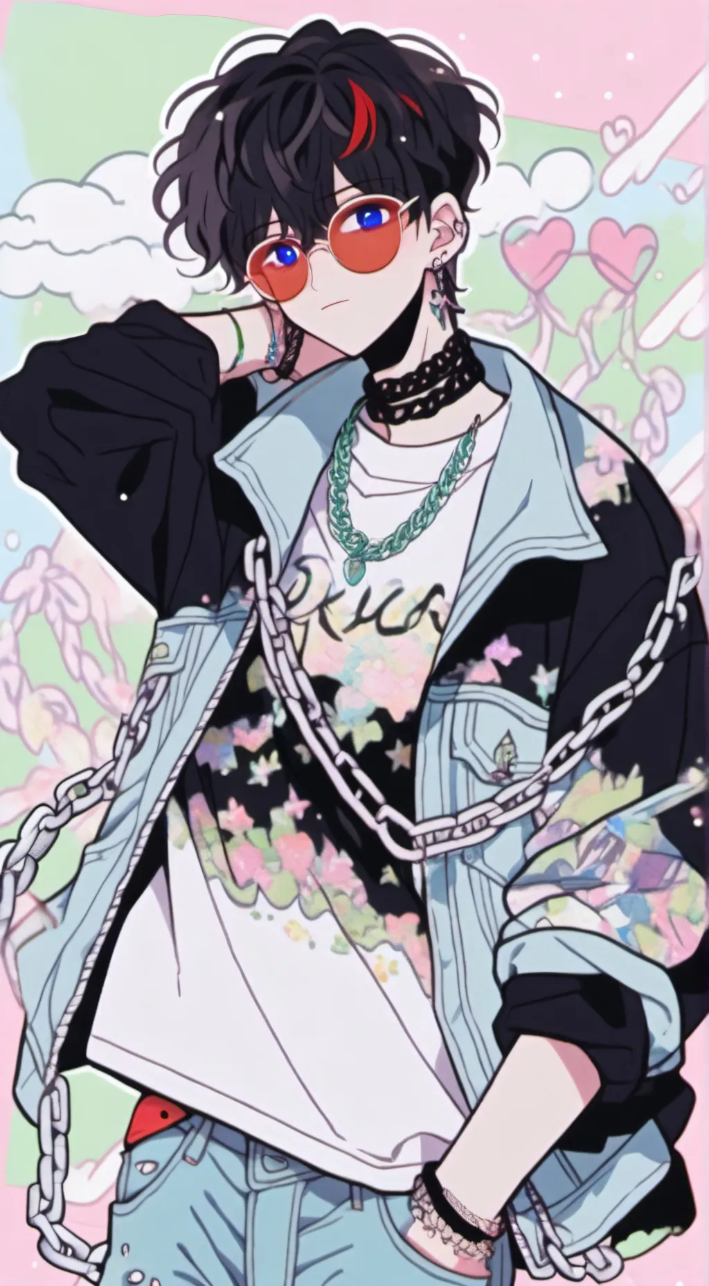 ai character: Kai  background