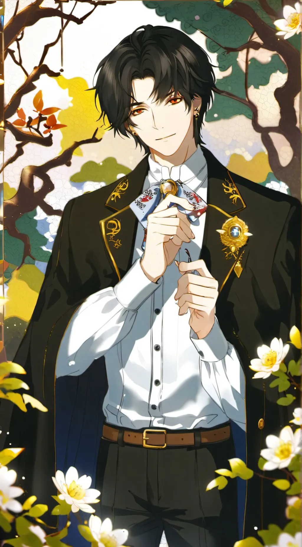 ai character: Xavier  background