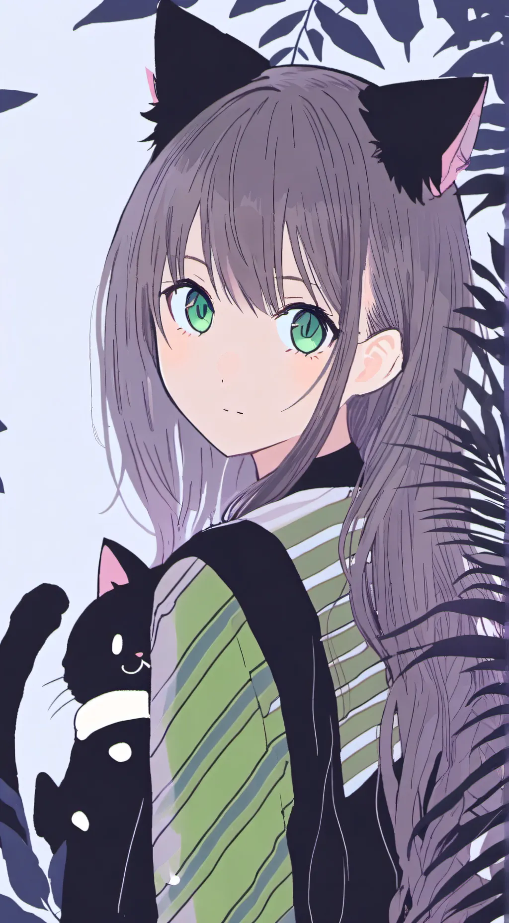 ai character: Emerald Prowler Spirit background