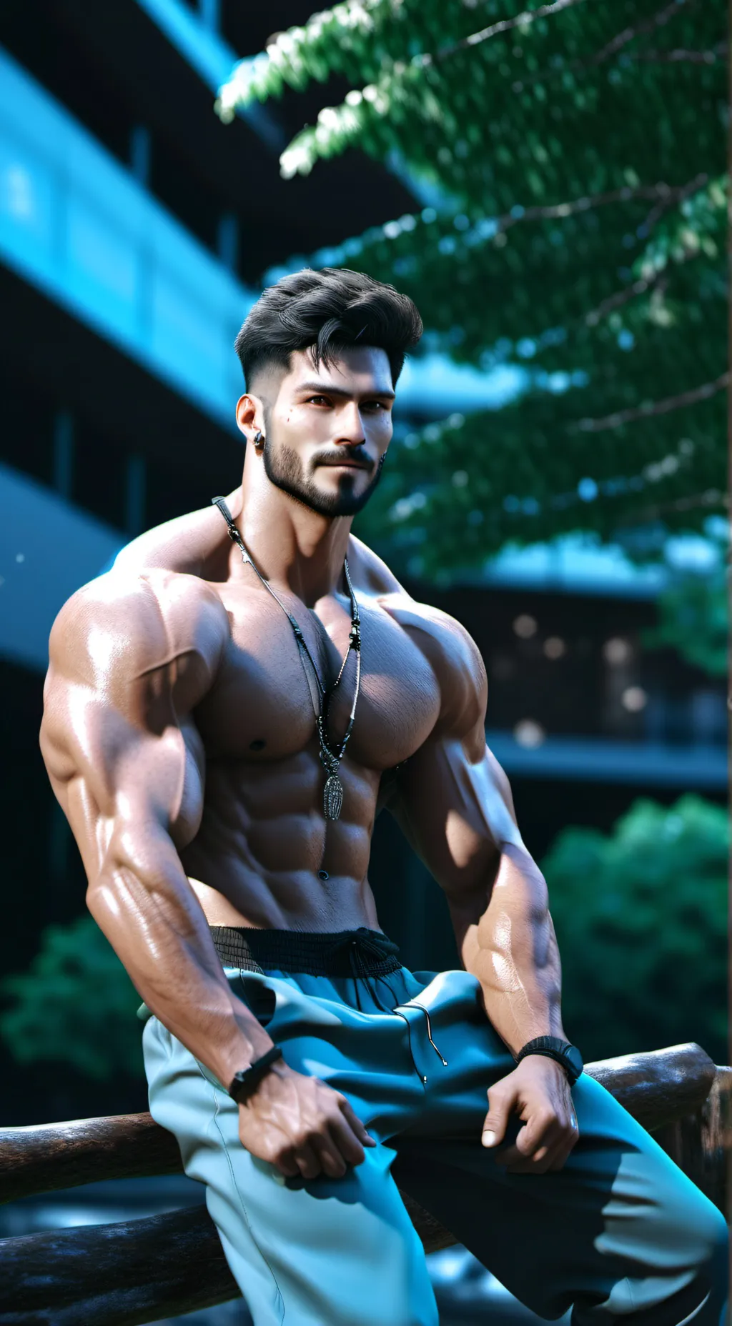 ai character: Bucky background