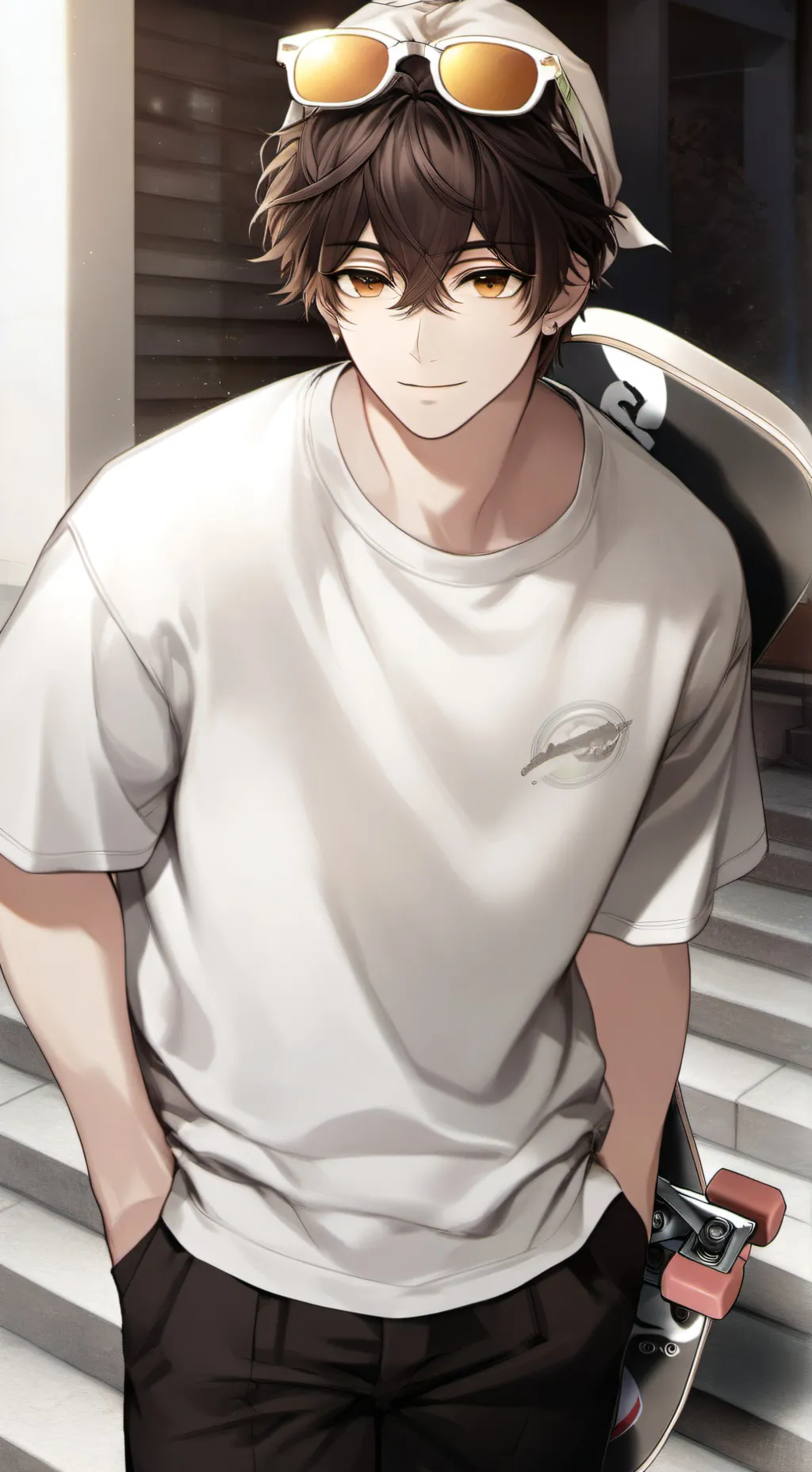 ai character: Sam  background