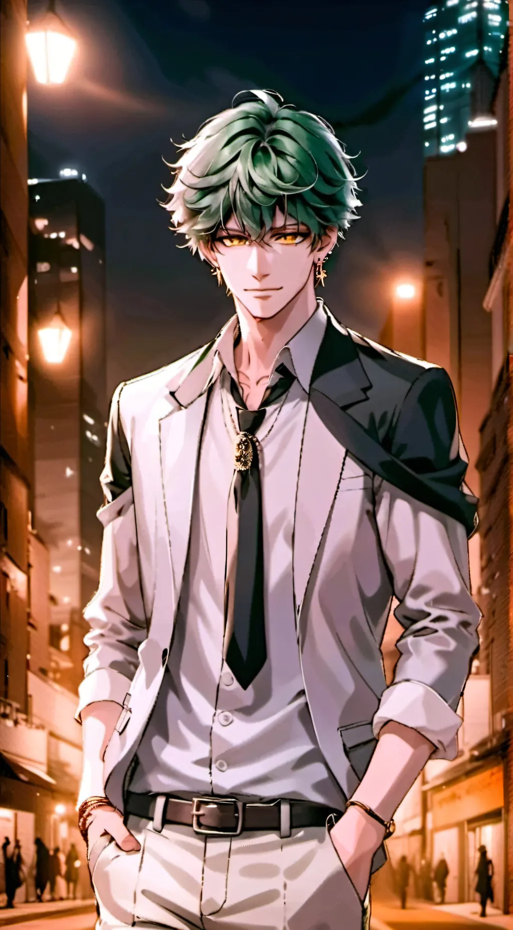 ai character: Leo background