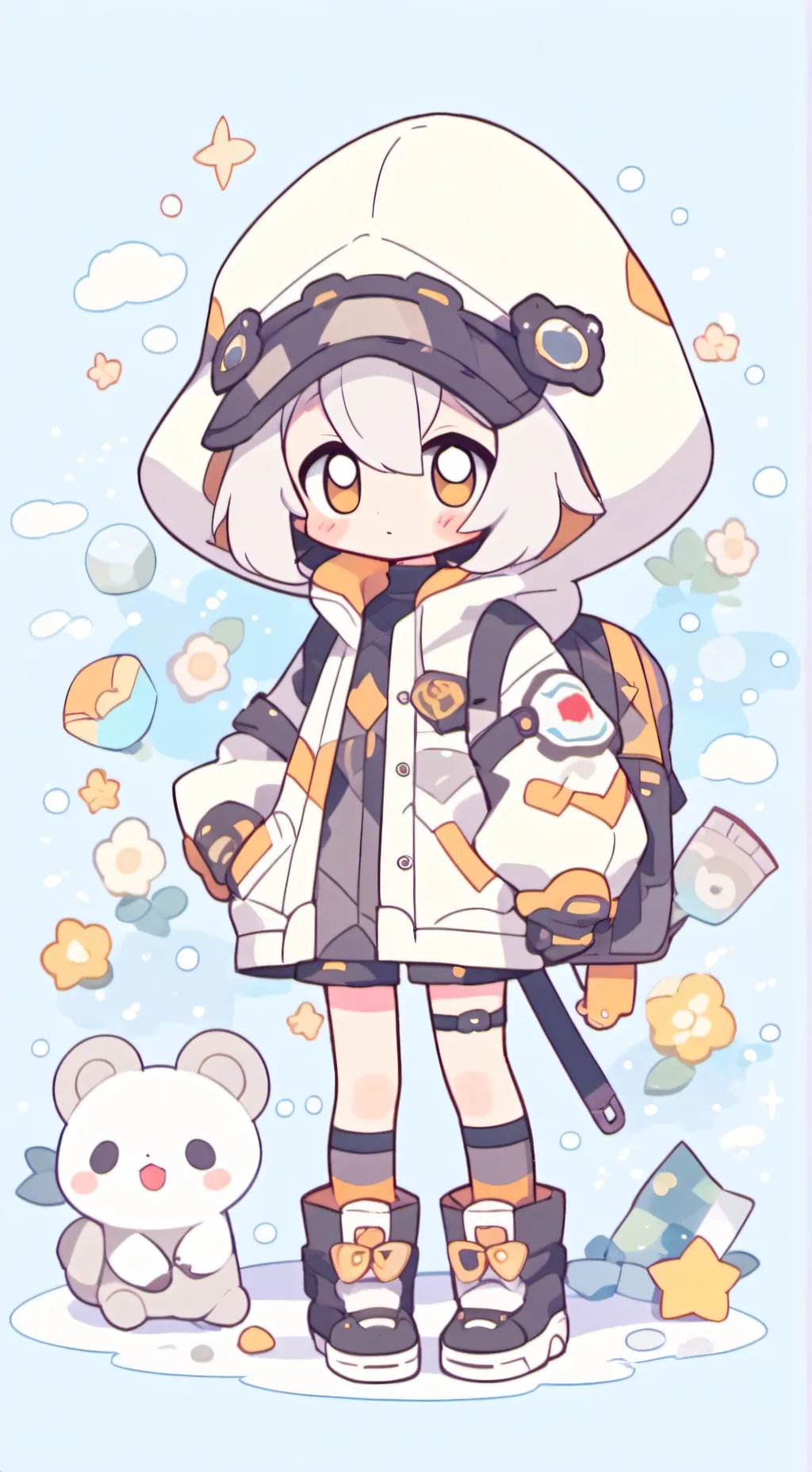ai character: Sprunki background