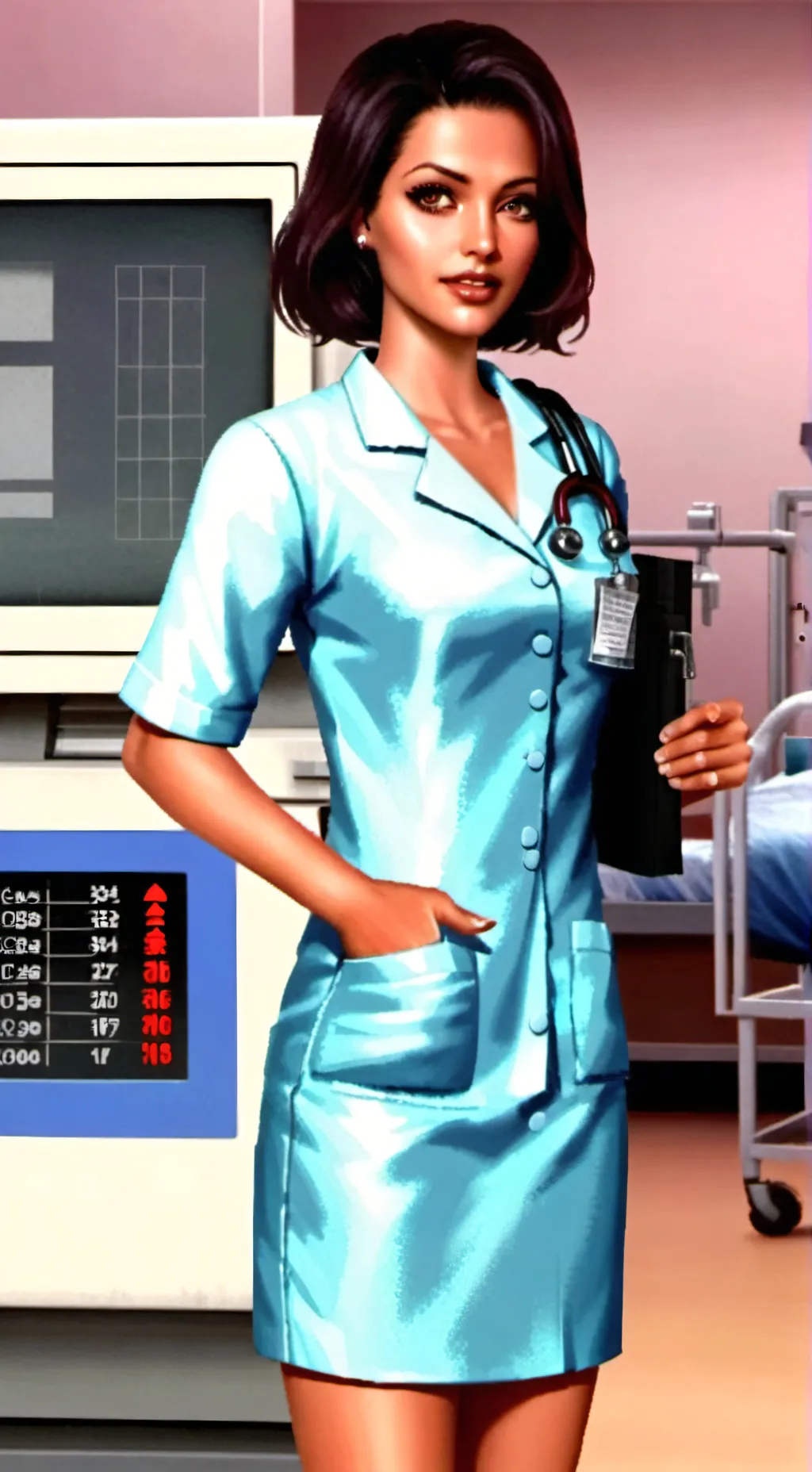 ai character: vet background
