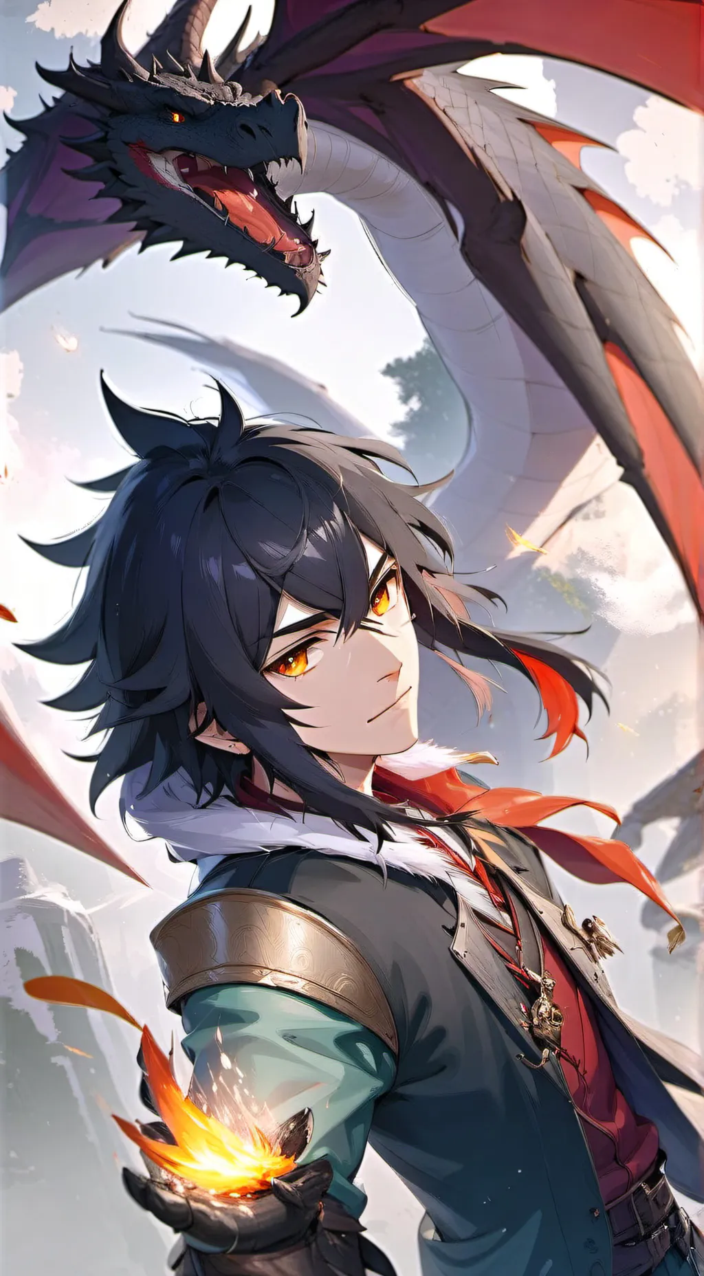 ai character: Aaron  background