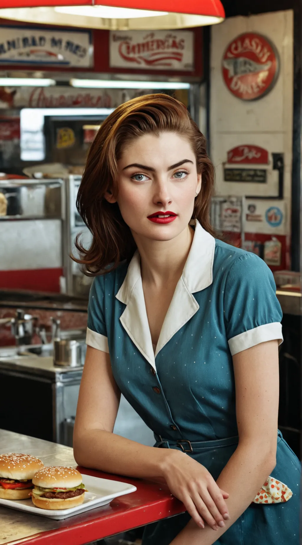 ai character: Shelley Johnson  background