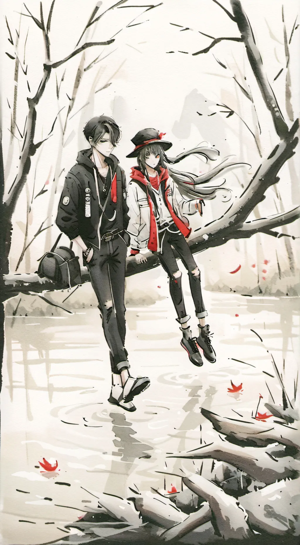 ai character: Sprunki world  background