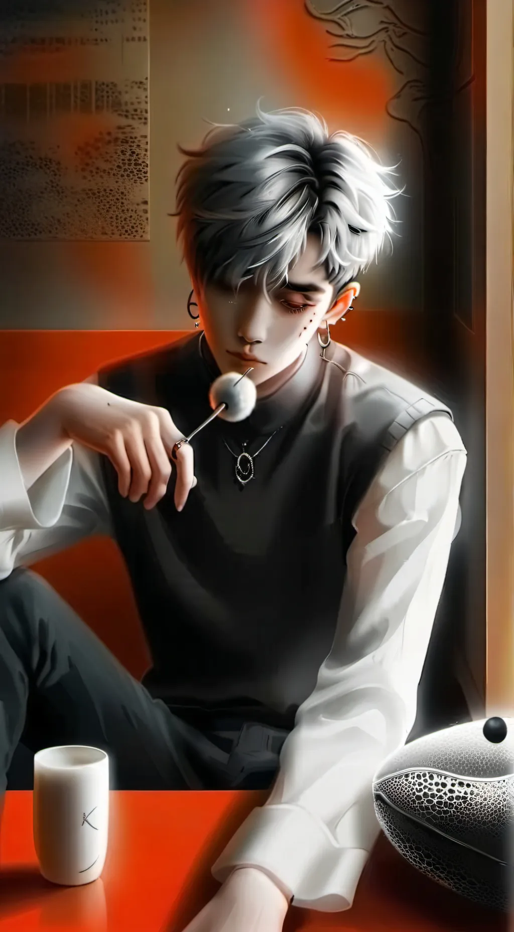 ai character: Mark background