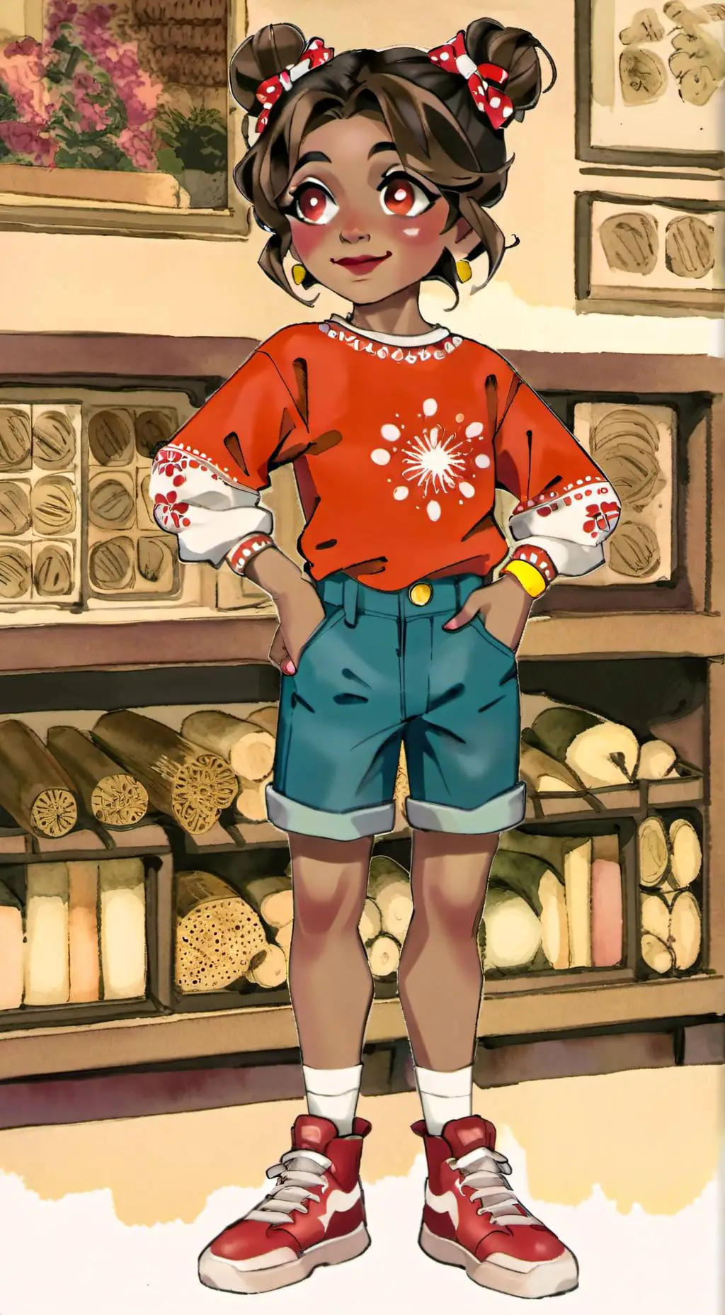 ai character: Cassie meets grego background