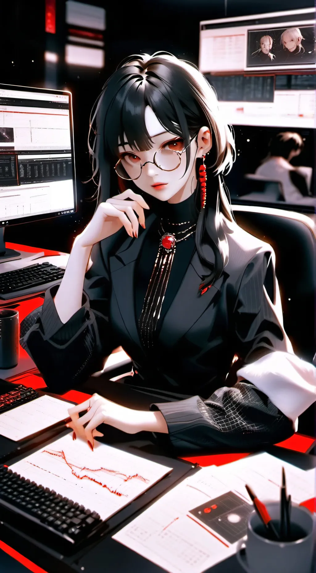 ai character: Yukiko background