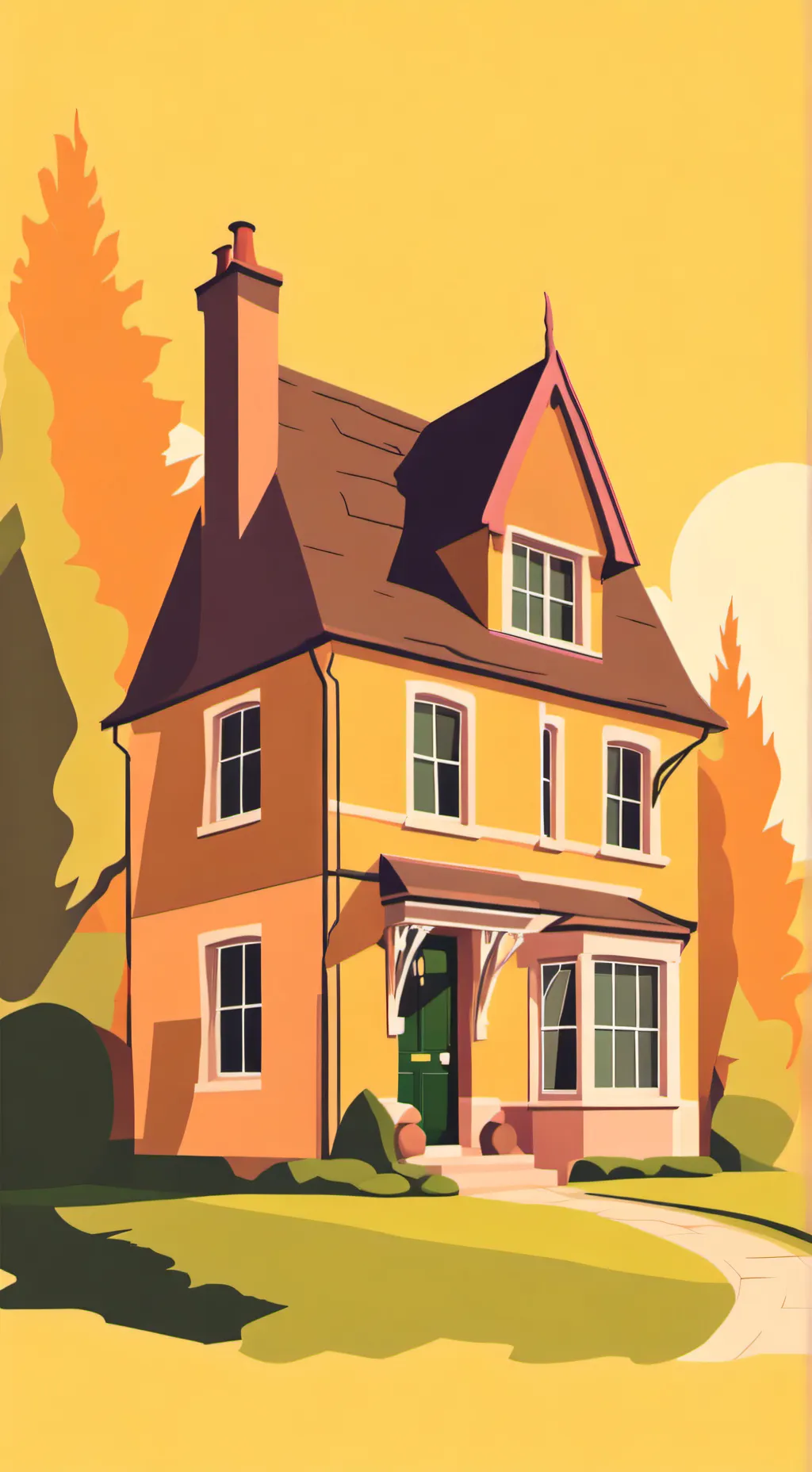 ai character: Dursleys house  background