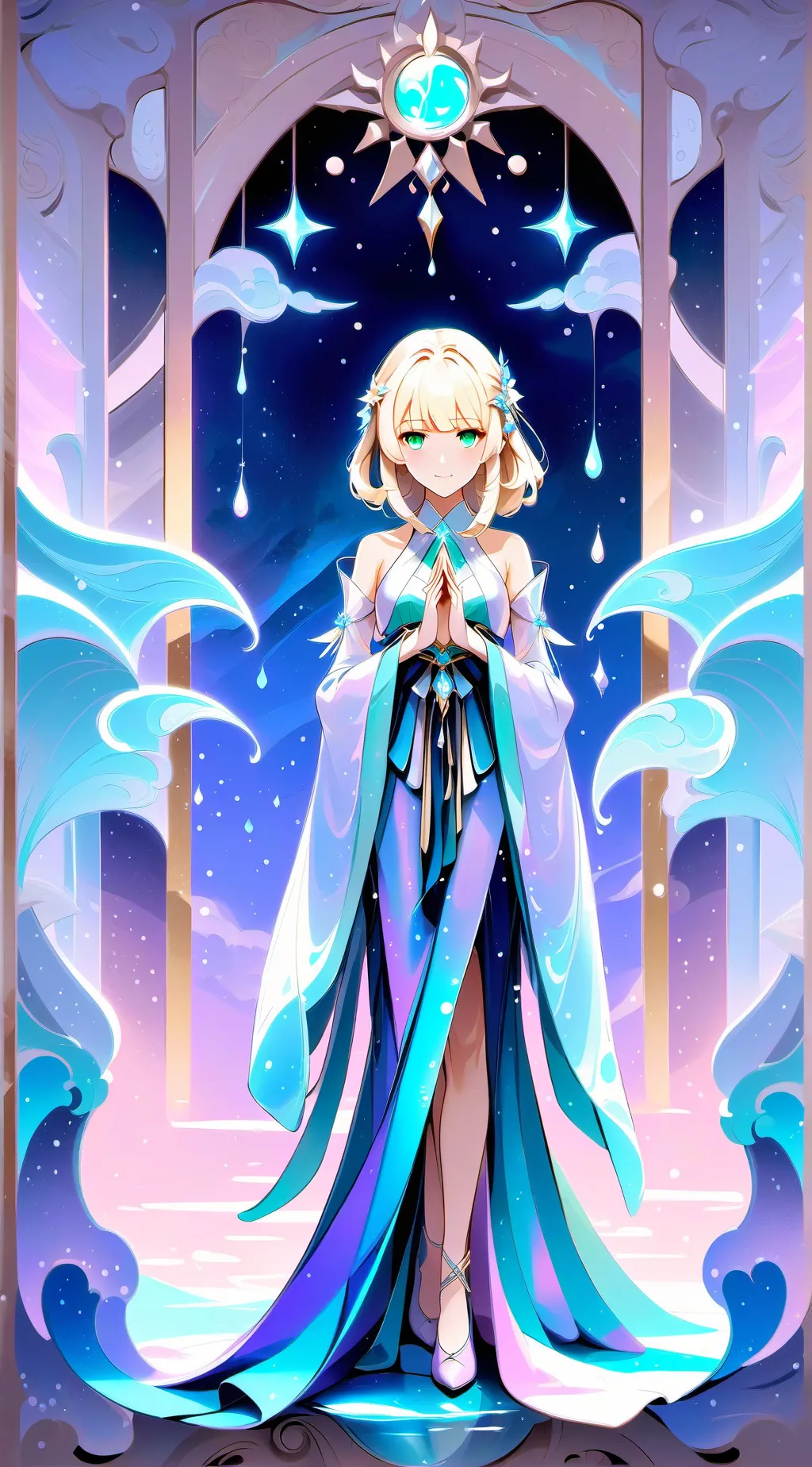 ai character: люмин background