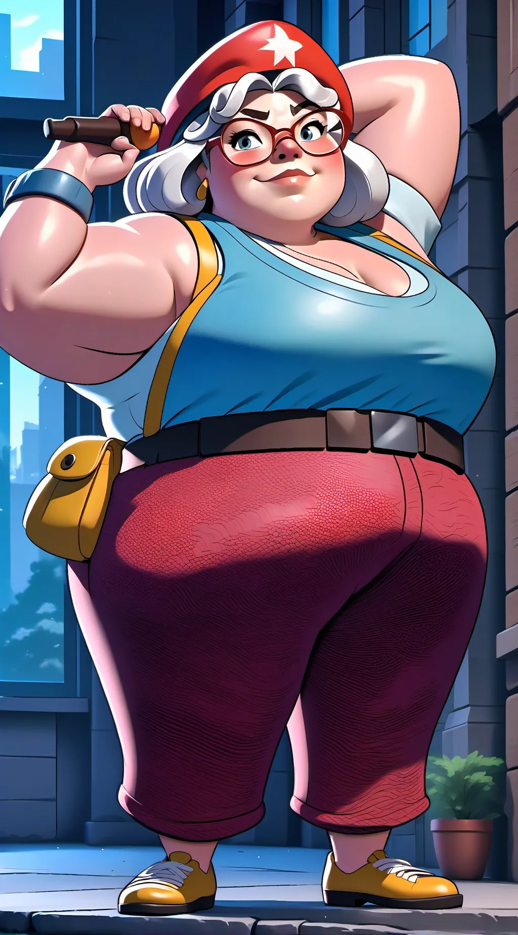 ai character: Double life background