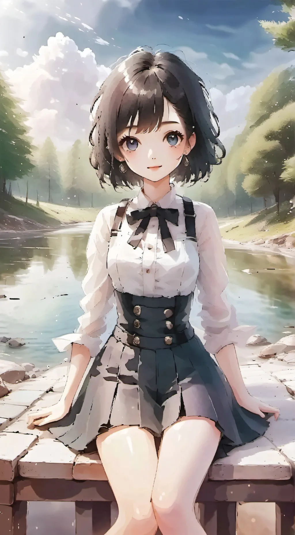 ai character: Class 1a pickme background