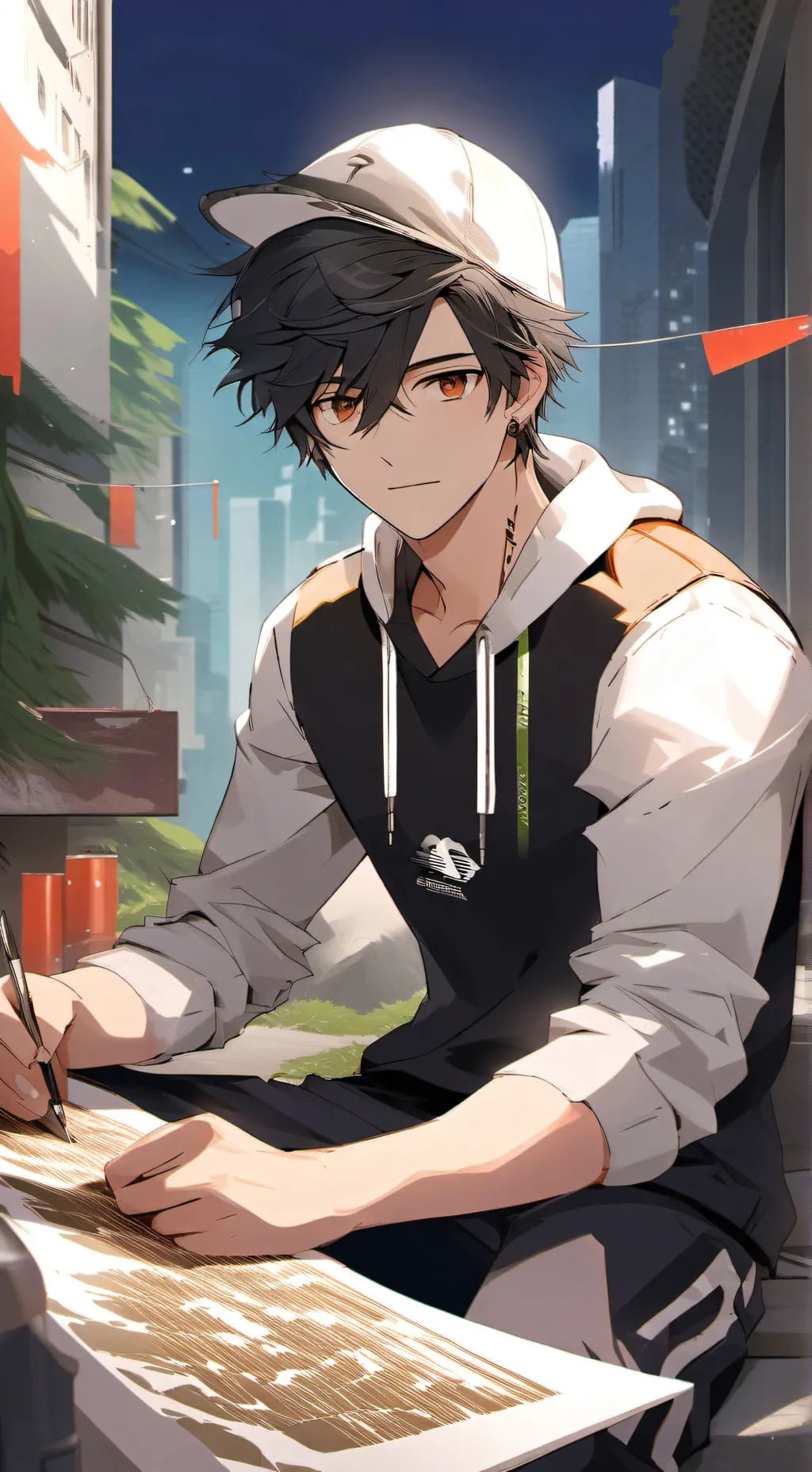 ai character: erick background
