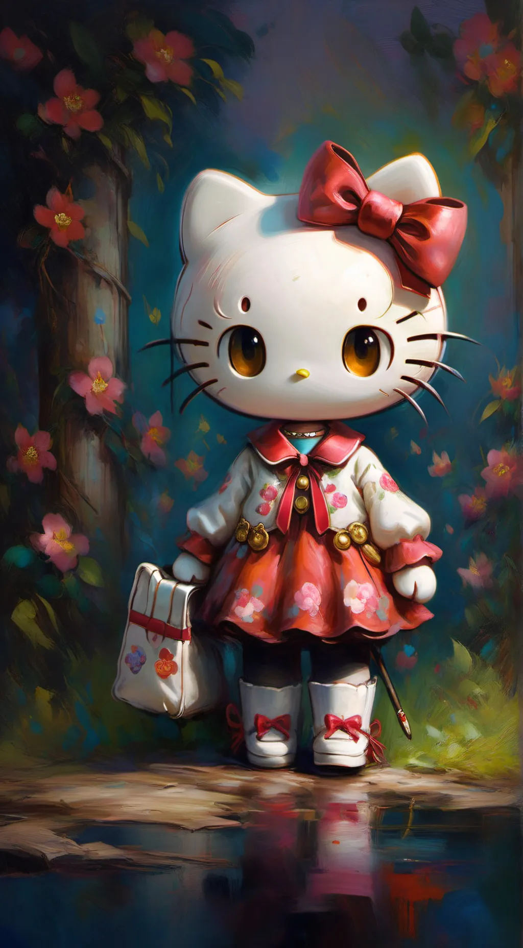 ai character: update background