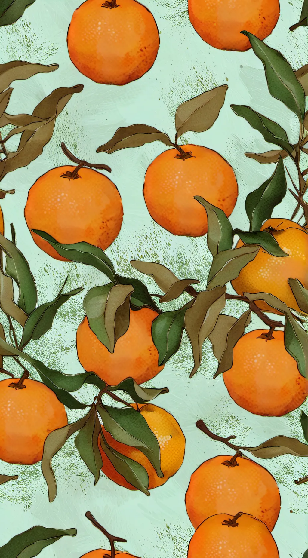 ai character: mandarina background