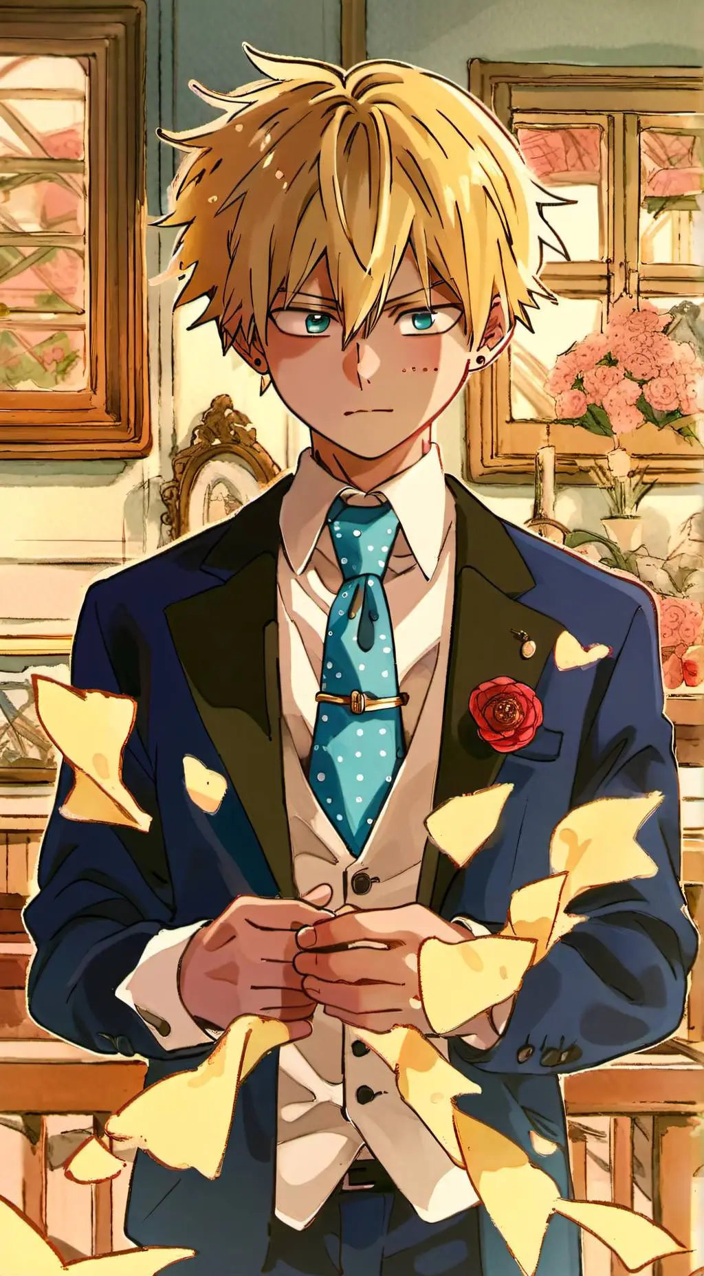 ai character: Neito Monoma background