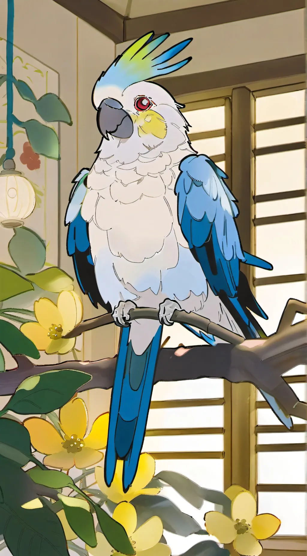 ai character: Lily with you background