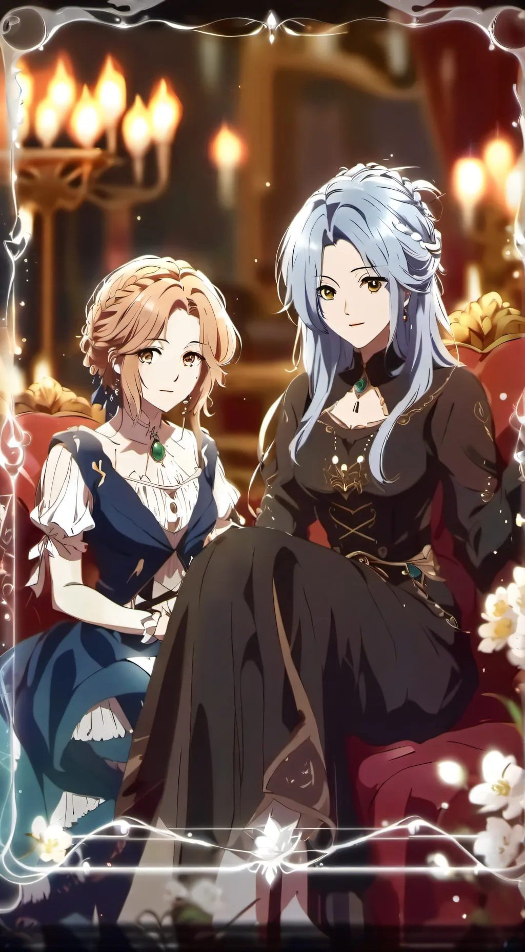 ai character: Maria e Mariana background