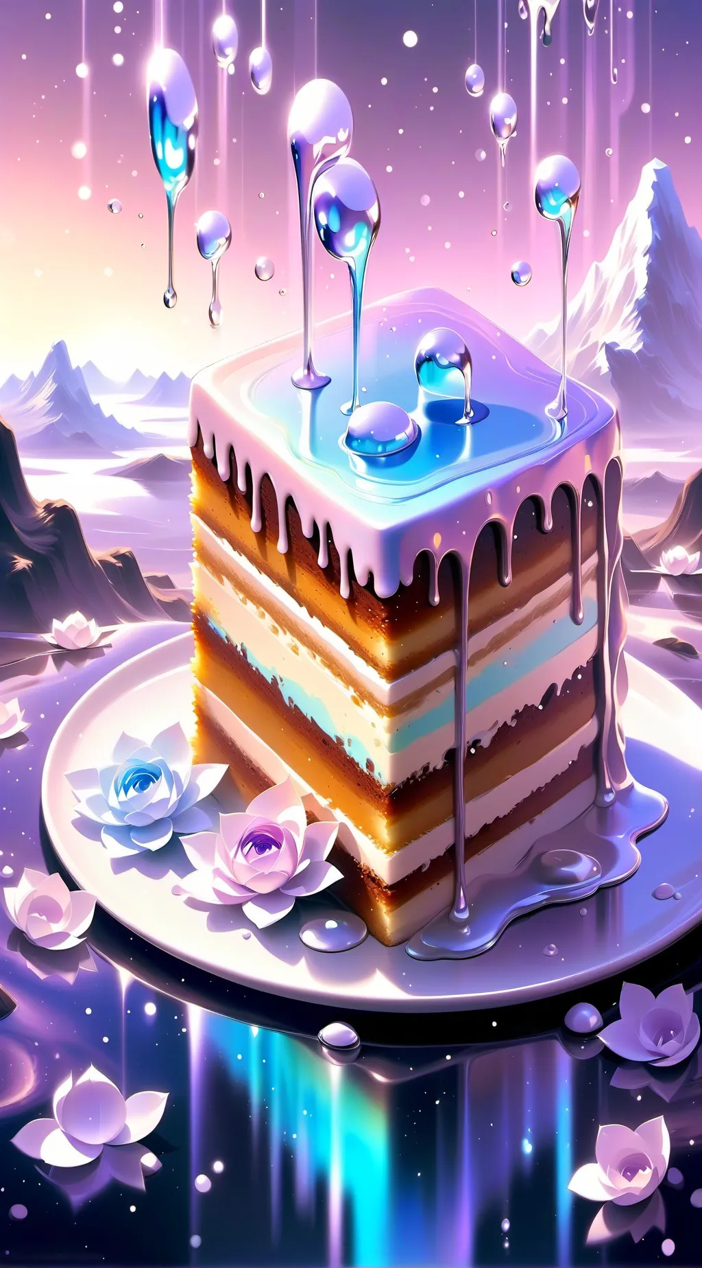 ai character: BABY Cosmo background
